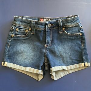 Scissors brand/ Tilly’s denim shorts